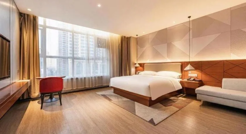 Bed in Borrman Hotel Xi'an North High-speed Railway Station