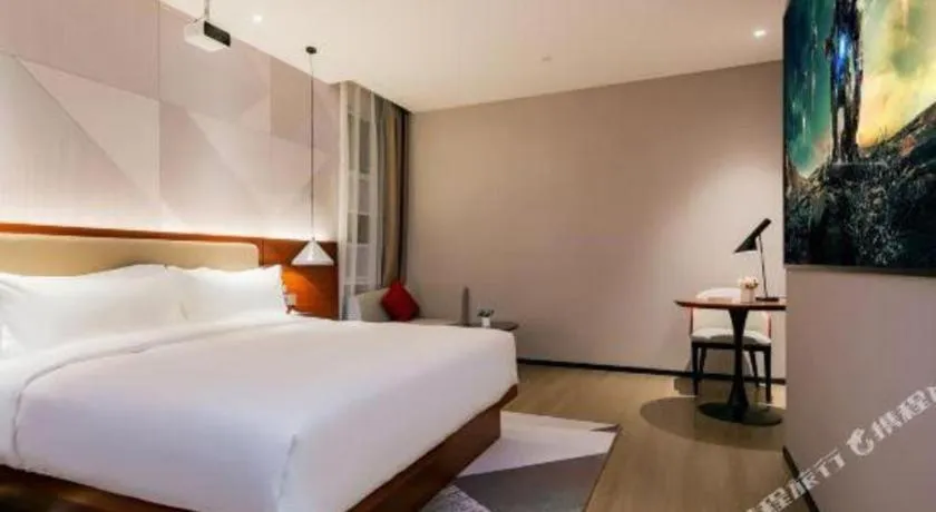 Bed in Borrman Hotel Xi'an North High-speed Railway Station