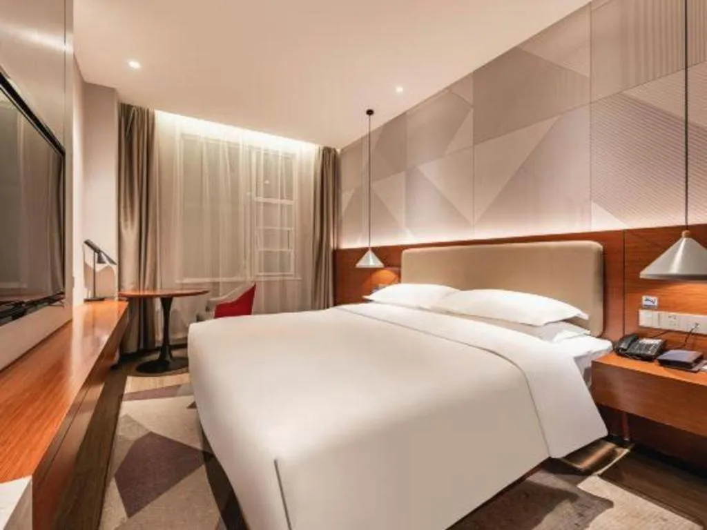 Bed in Borrman Hotel Xi'an North High-speed Railway Station