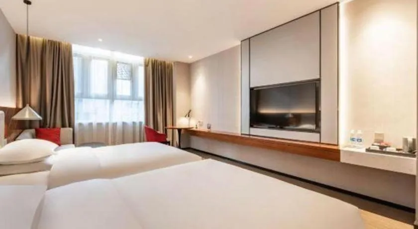 Bed in Borrman Hotel Xi'an North High-speed Railway Station