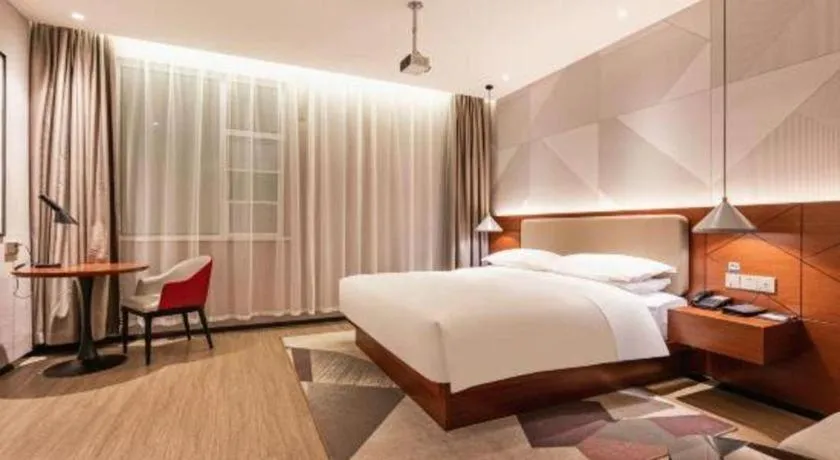 Bed in Borrman Hotel Xi'an North High-speed Railway Station