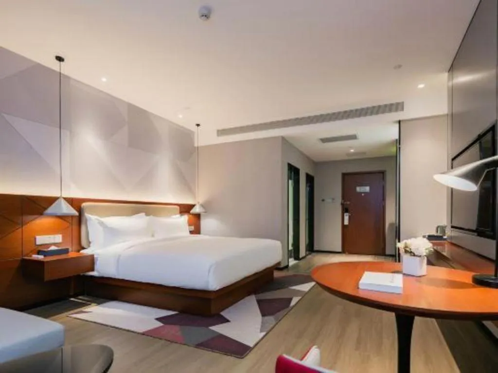 Bed in Borrman Hotel Xi'an North High-speed Railway Station