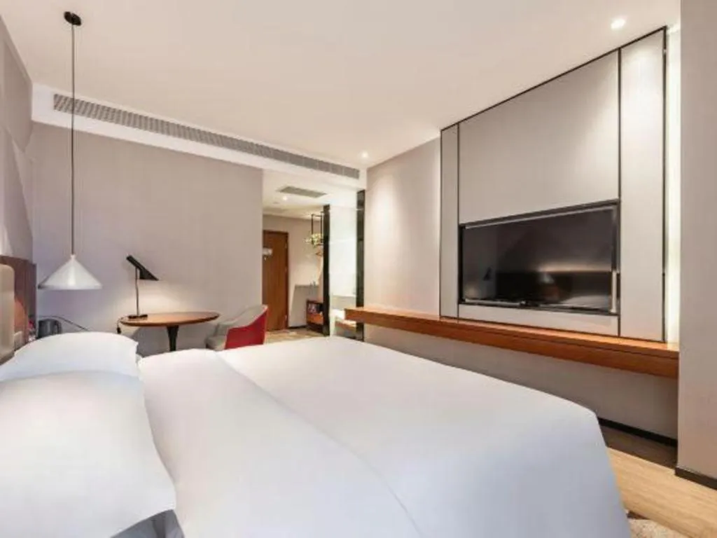 Bed in Borrman Hotel Xi'an North High-speed Railway Station