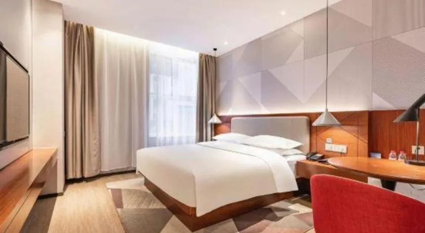 Bed in Borrman Hotel Xi'an North High-speed Railway Station