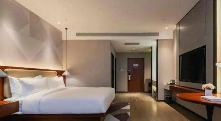 Bed in Borrman Hotel Xi'an North High-speed Railway Station