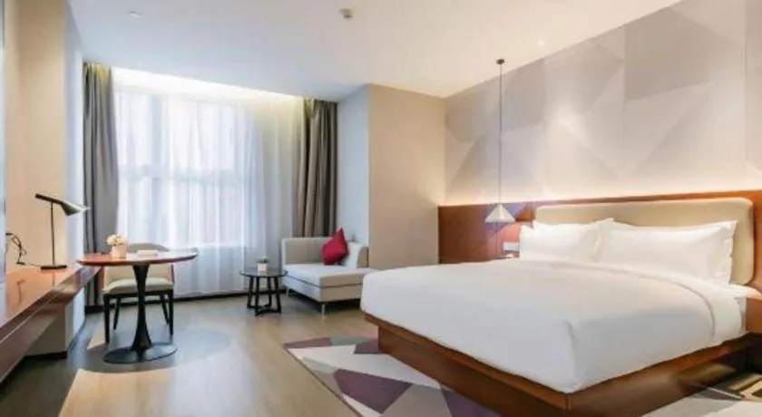 Bed in Borrman Hotel Xi'an North High-speed Railway Station