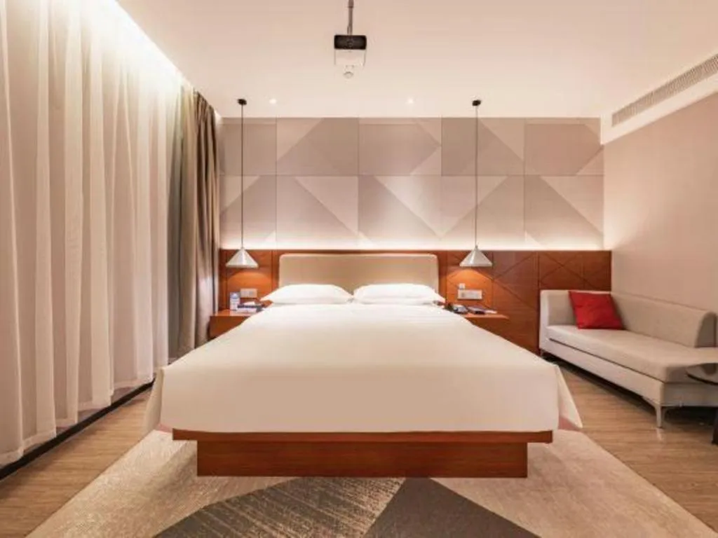 Bed in Borrman Hotel Xi'an North High-speed Railway Station