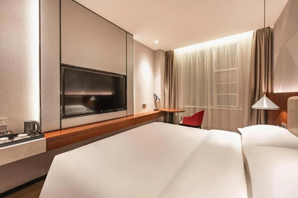 Bed in Borrman Hotel Xi'an North High-speed Railway Station