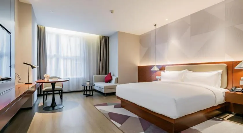 Bed in Borrman Hotel Xi'an North High-speed Railway Station