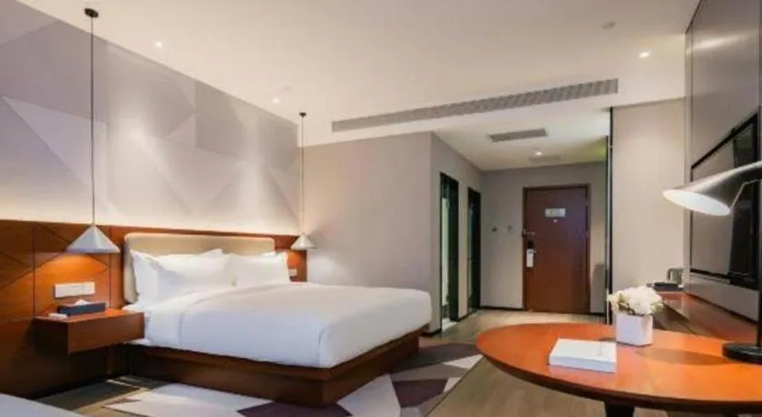 Bed in Borrman Hotel Xi'an North High-speed Railway Station