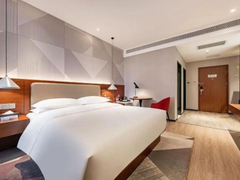 Bed in Borrman Hotel Xi'an North High-speed Railway Station