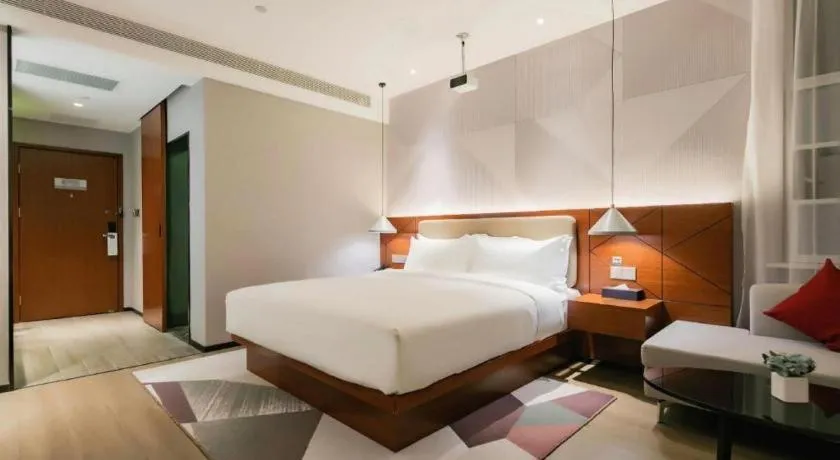 Bed in Borrman Hotel Xi'an North High-speed Railway Station