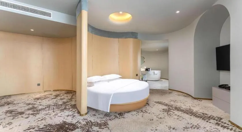 Bed in Borrman Hotel Jining High-tech Huangtun