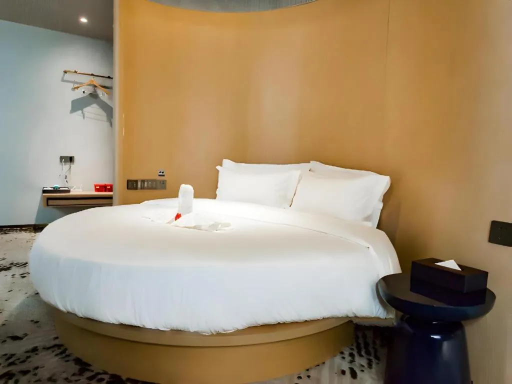 Bed in Borrman Hotel Jining High-tech Huangtun