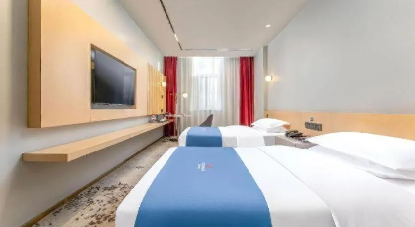 Bed in Borrman Hotel Jining High-tech Huangtun