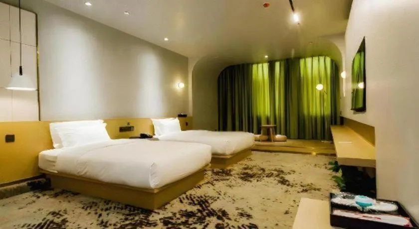 Bed in Borrman Hotel Jining High-tech Huangtun