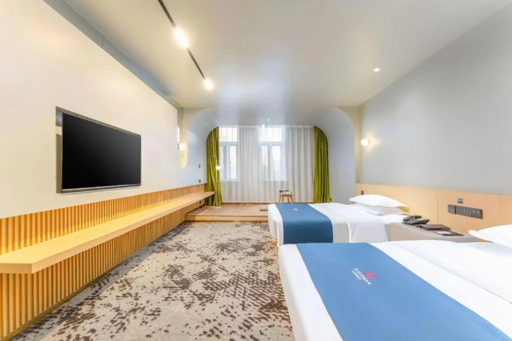 Bed in Borrman Hotel Jining High-tech Huangtun