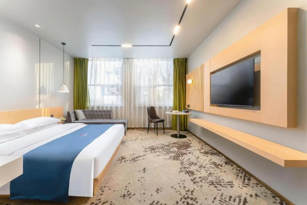 Bed in Borrman Hotel Jining High-tech Huangtun