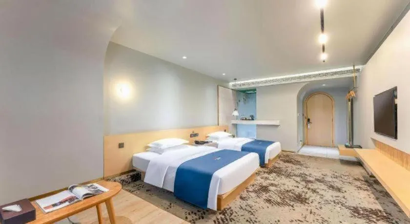 Bed in Borrman Hotel Jining High-tech Huangtun