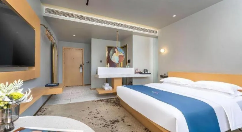 Bed in Borrman Hotel Jining High-tech Huangtun