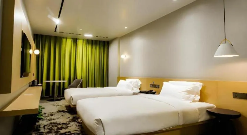 Bed in Borrman Hotel Jining High-tech Huangtun