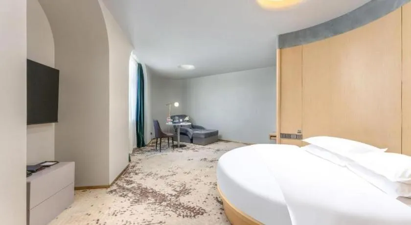 Bed in Borrman Hotel Jining High-tech Huangtun