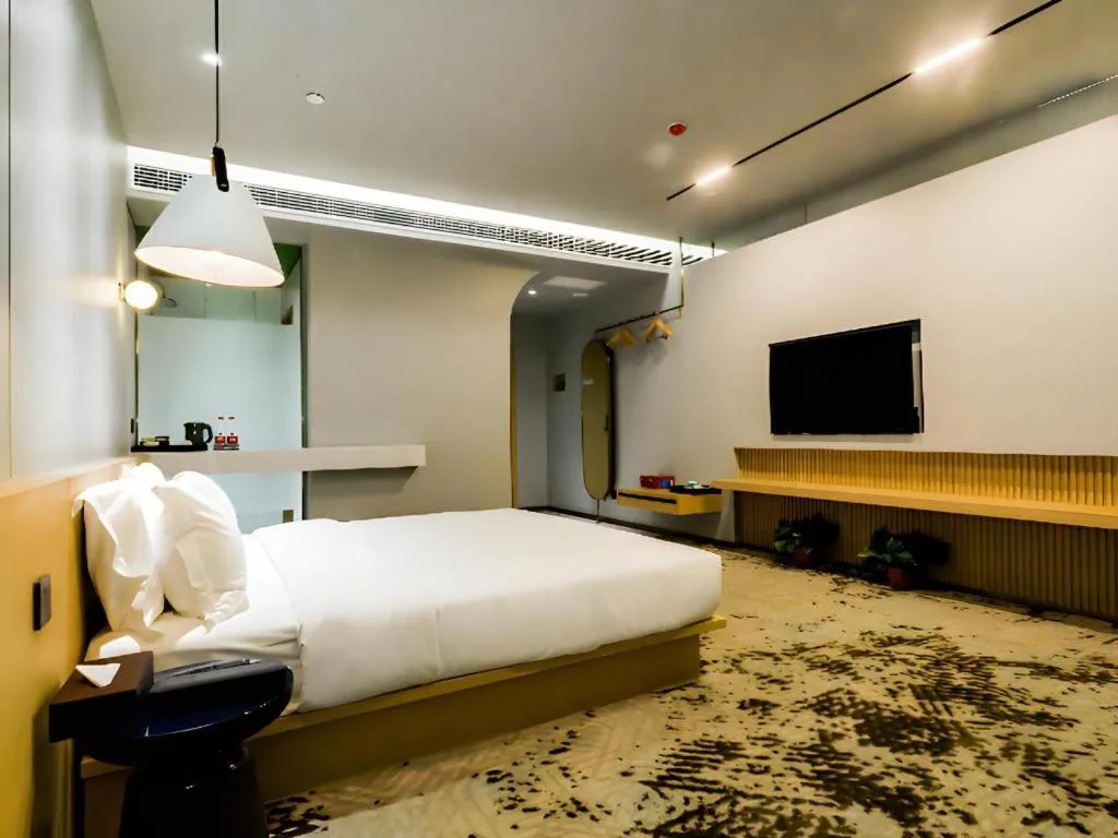 Bed in Borrman Hotel Jining High-tech Huangtun