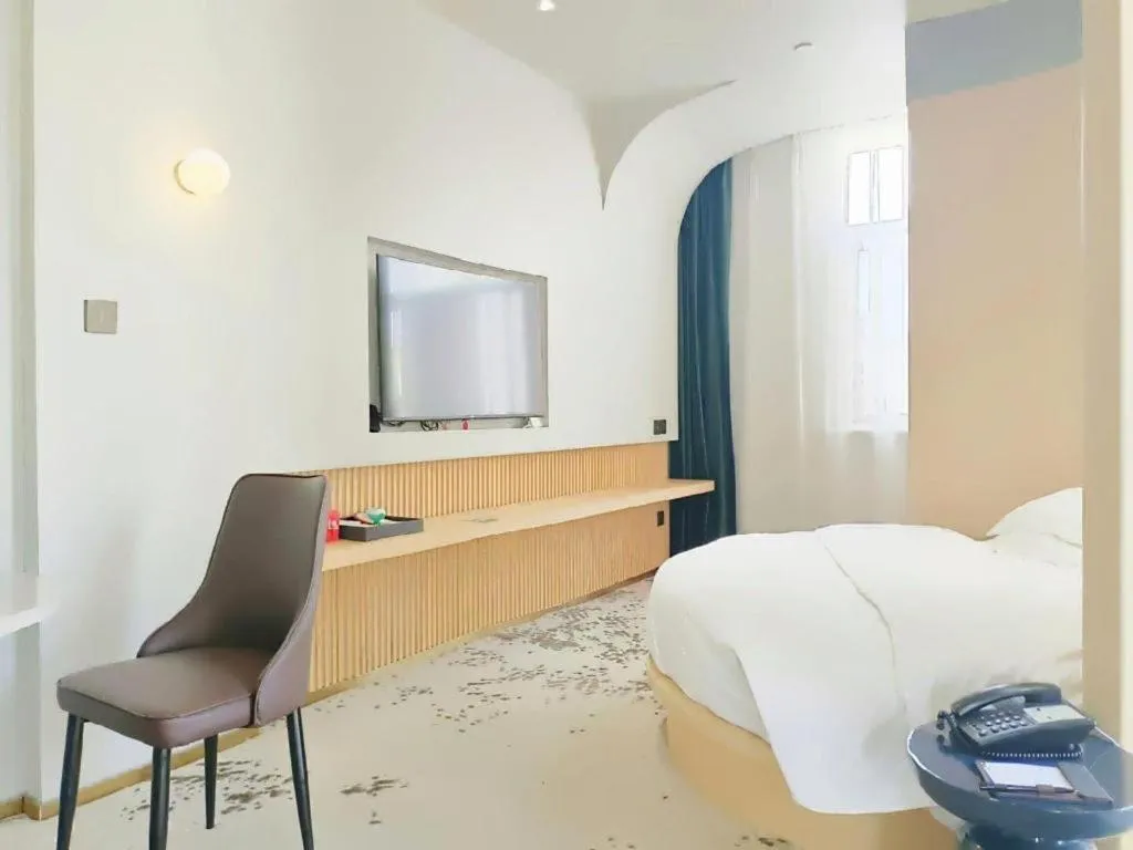 Bed in Borrman Hotel Jining High-tech Huangtun