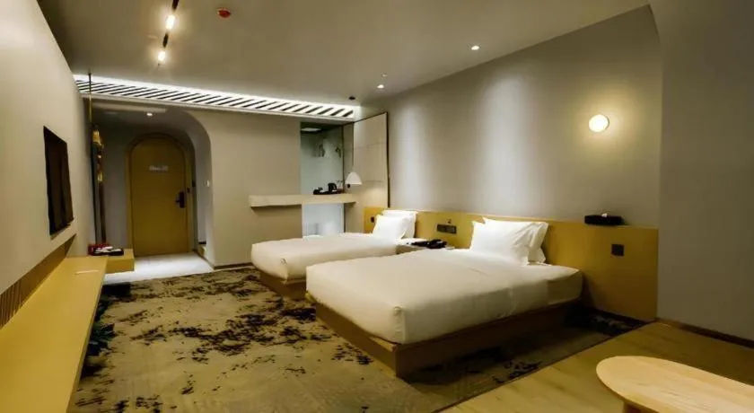 Bed in Borrman Hotel Jining High-tech Huangtun