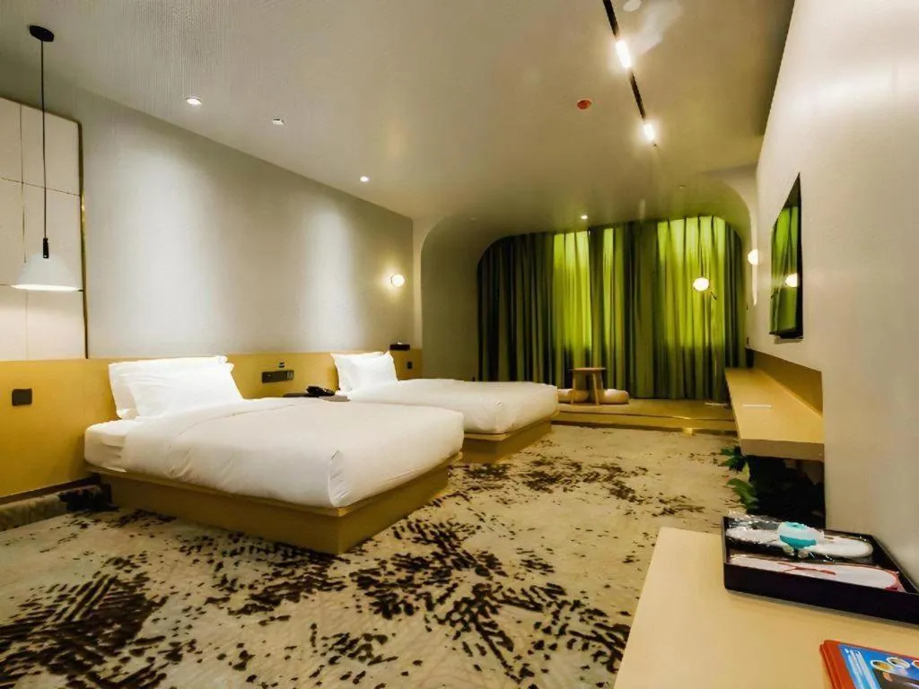 Bed in Borrman Hotel Jining High-tech Huangtun