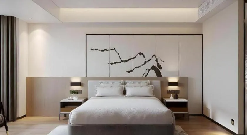 Bed in GreenTree Eastern Chongqing Yangjiaping Pedestrian Street Mixc Hotel