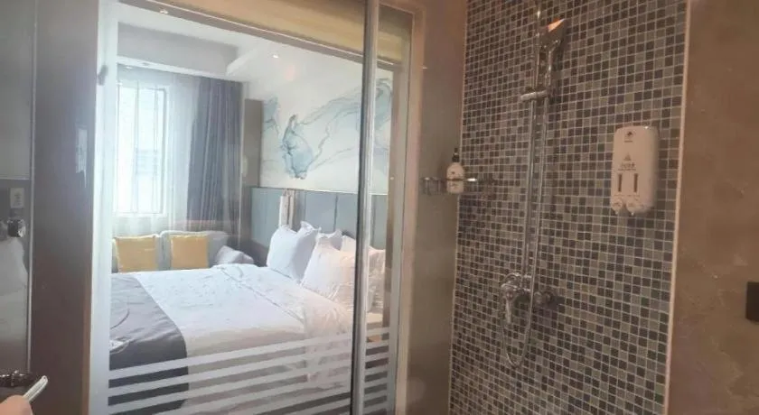 Bed in Gya Hotel Zhuhai International Airport New Town