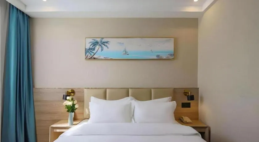 Bed in Green Tree Inn Nanjing Xinjiekou Wangfu Avenue