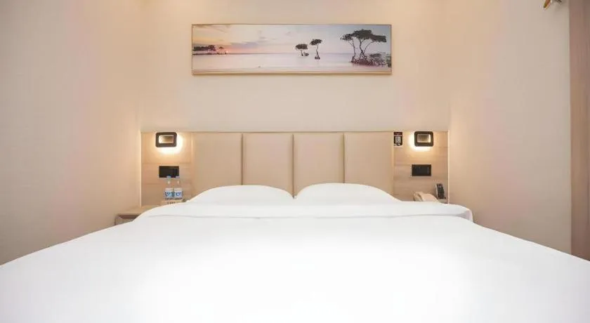 Bed in Green Tree Inn Nanjing Xinjiekou Wangfu Avenue