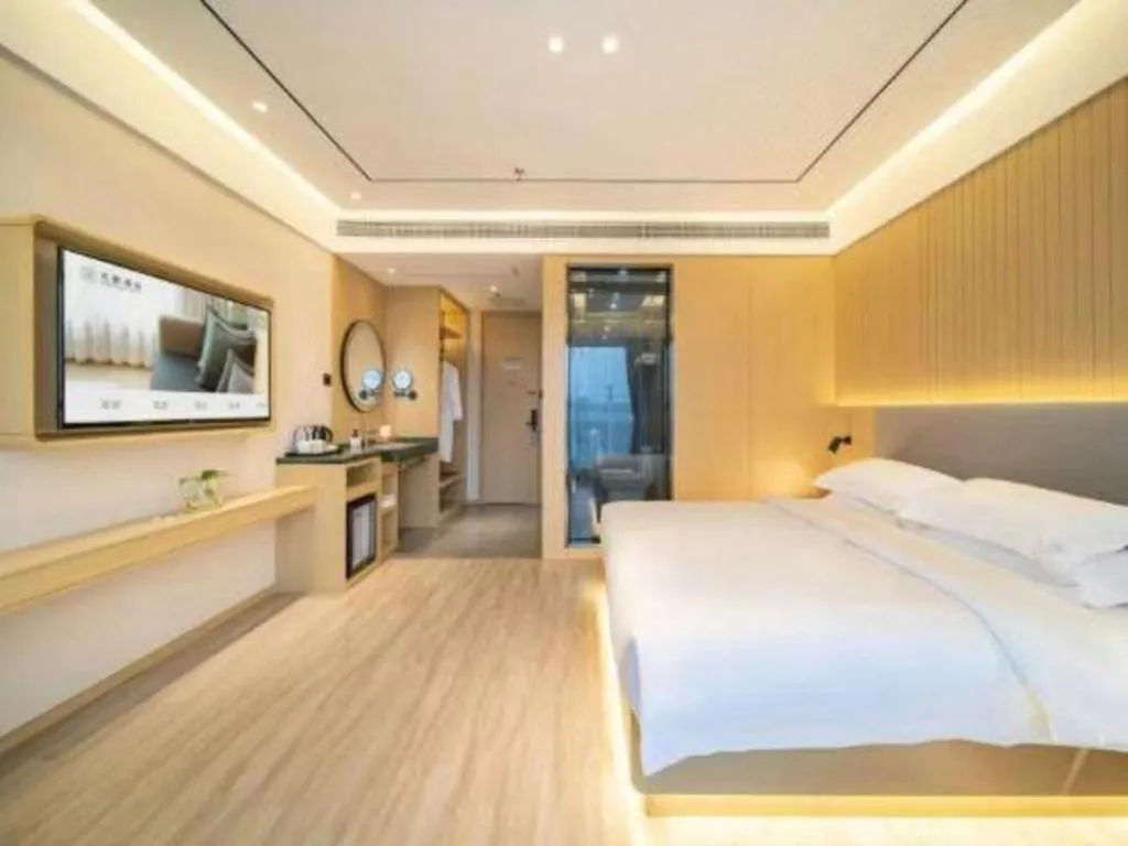 Bed in Deep Sleep Hotel Nanjing Confucius Temple Metro Station