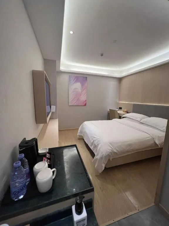 Bed in Deep Sleep Hotel Nanjing Confucius Temple Metro Station