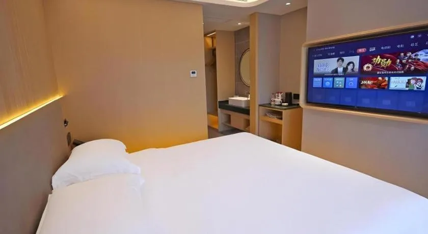 Bed in Deep Sleep Hotel Nanjing Confucius Temple Metro Station