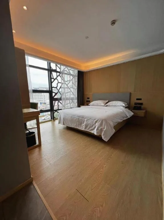 Bed in Deep Sleep Hotel Nanjing Confucius Temple Metro Station