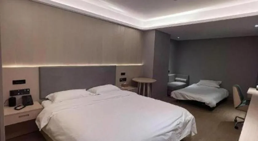 Bed in Deep Sleep Hotel Nanjing Confucius Temple Metro Station