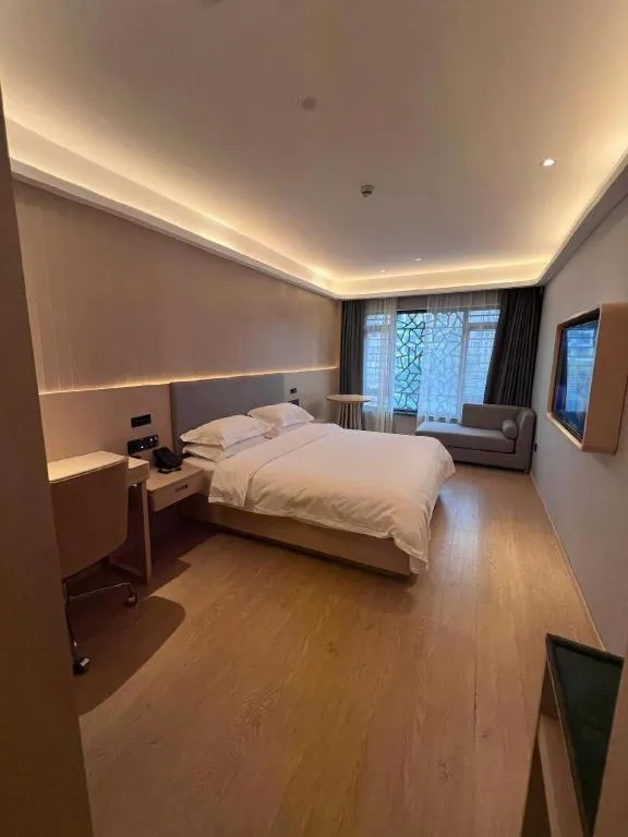 Bed in Deep Sleep Hotel Nanjing Confucius Temple Metro Station