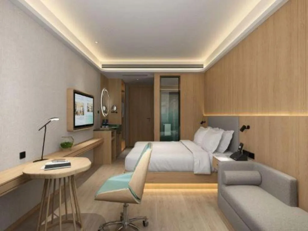 Bed in Deep Sleep Hotel Nanjing Confucius Temple Metro Station