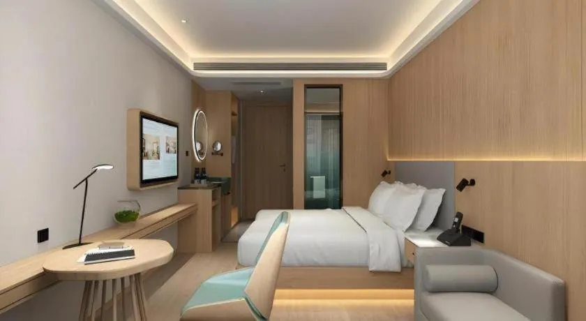 Bed in Deep Sleep Hotel Nanjing Confucius Temple Metro Station