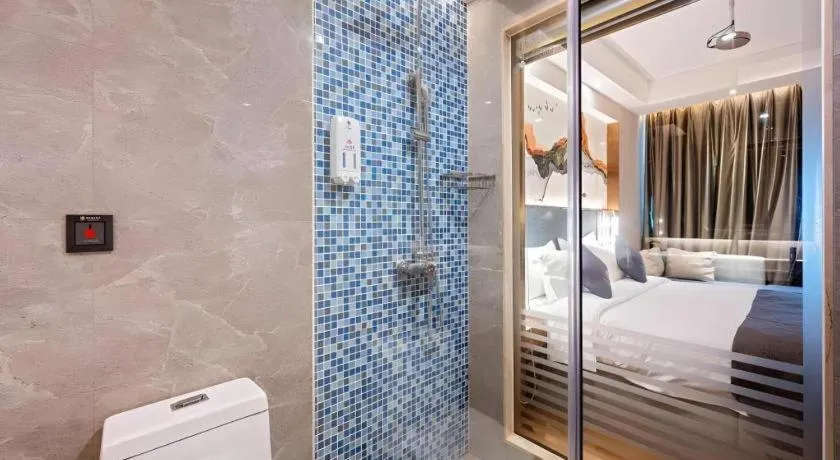 Bed in Green Tree Inn Zhuhai International Airport Huafa Shangdu