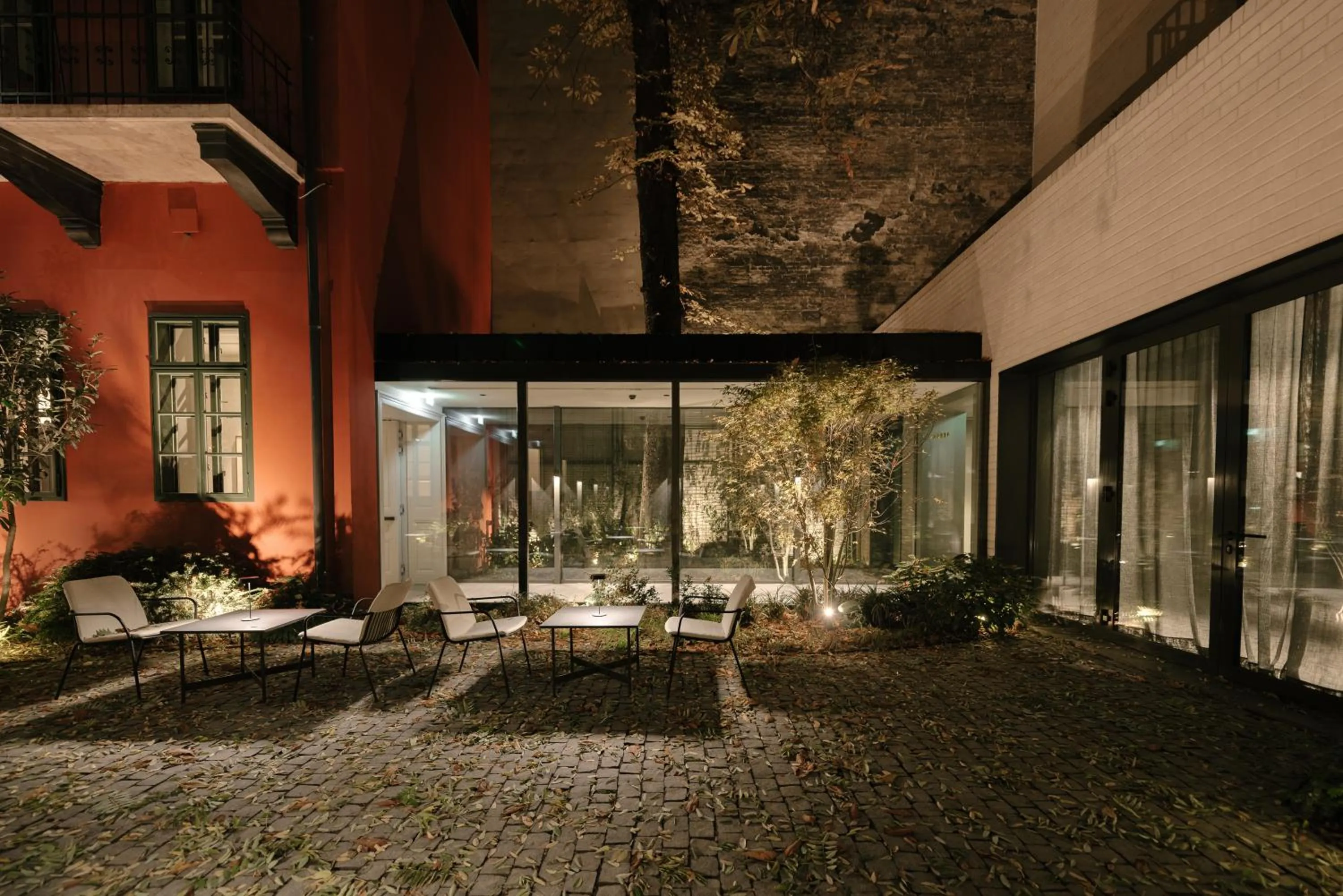 Patio in BoHo Hotel Budapest - Small Luxury Hotels