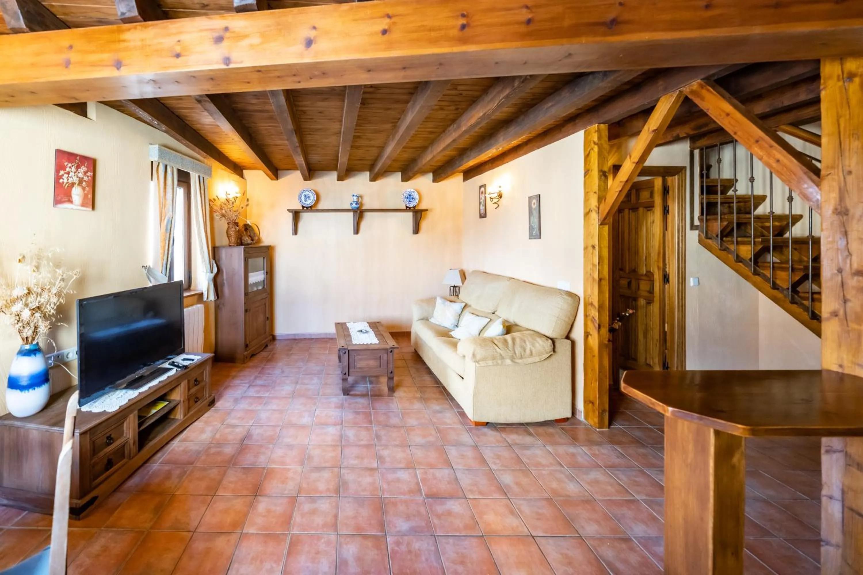 Communal lounge/ TV room in Posada El Aprisco Manjirón