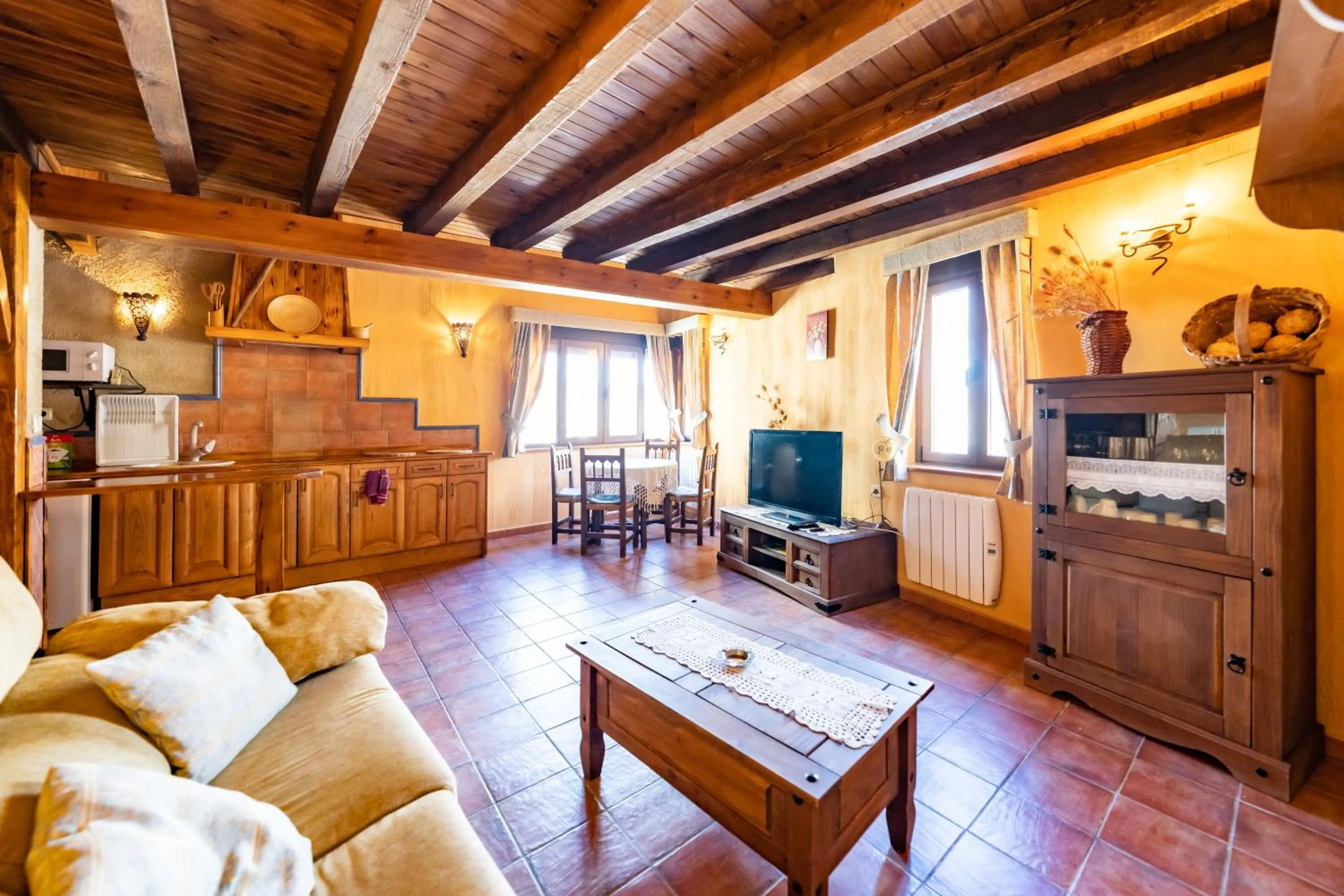 Kitchen or kitchenette in Posada El Aprisco Manjirón