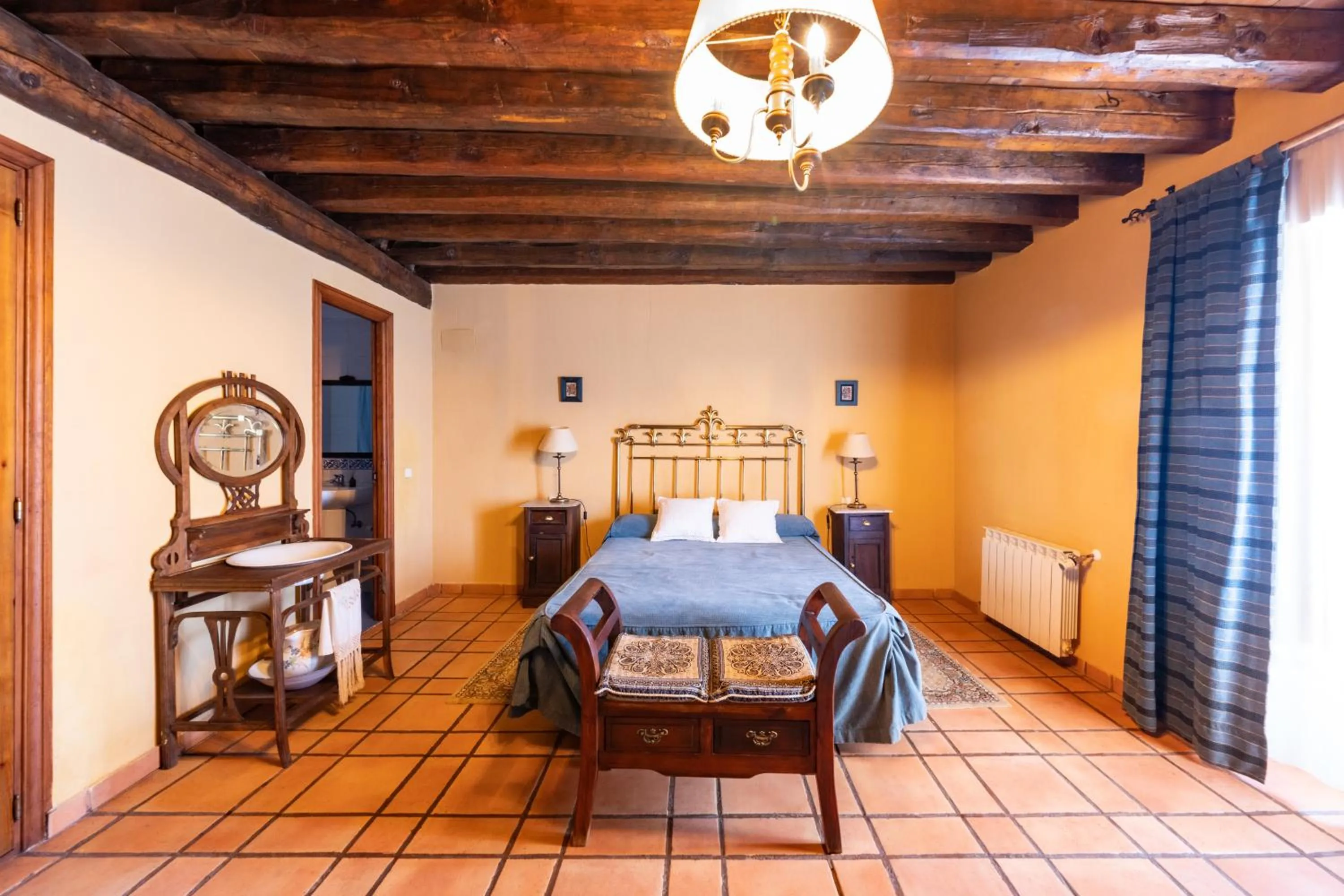 Bed in Posada El Aprisco Manjirón