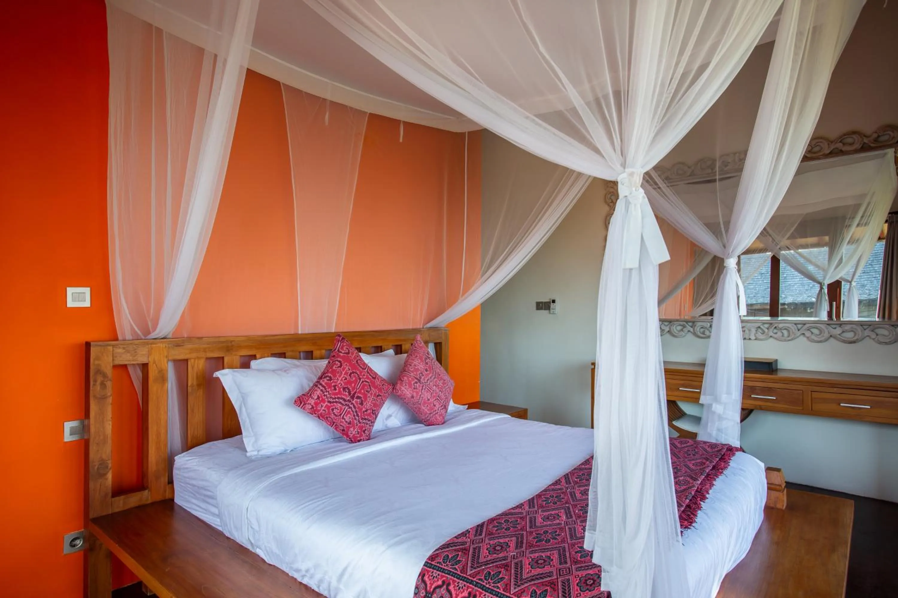 Bedroom, Bed in Enchanting Canggu Villa