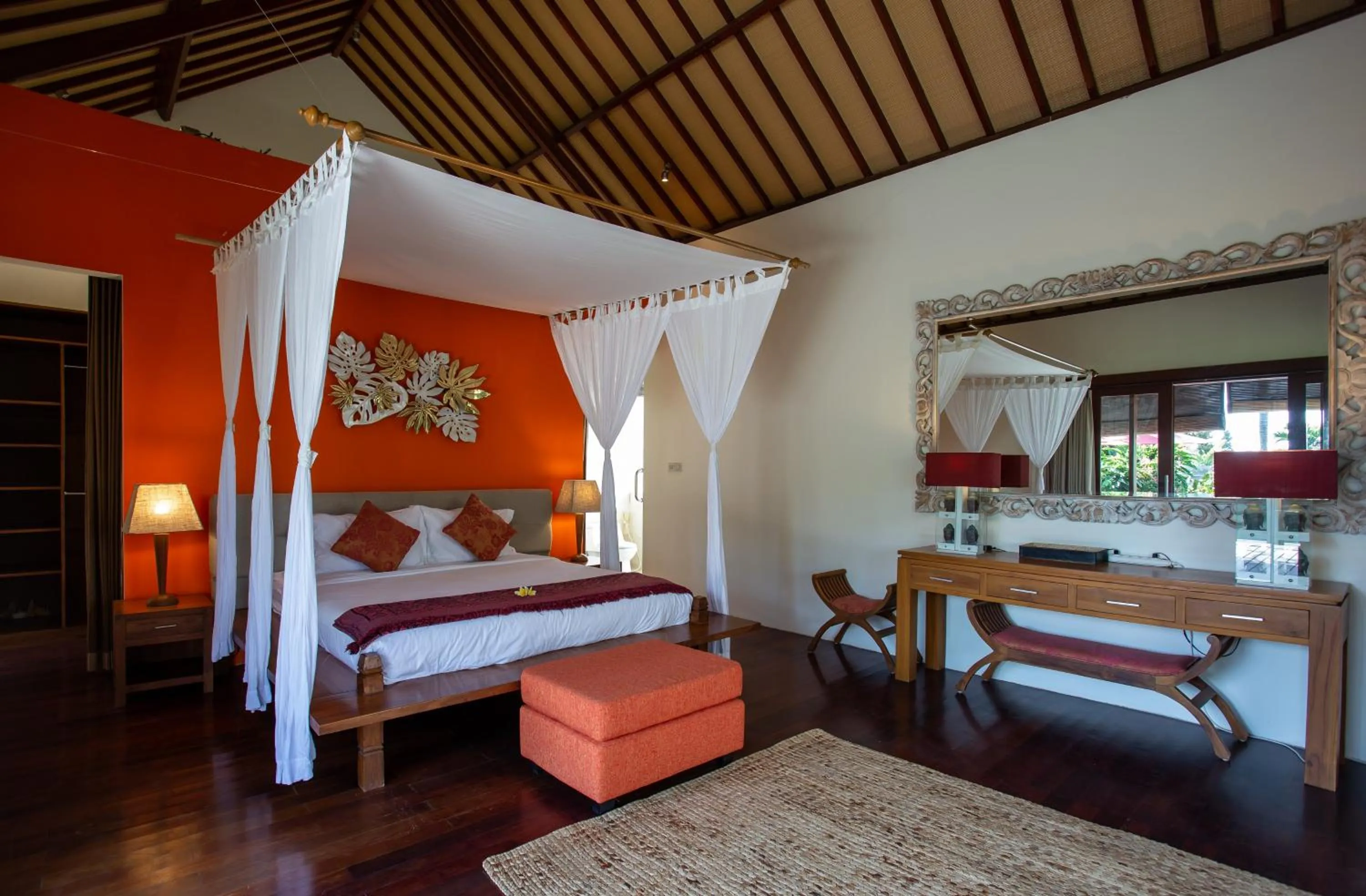 Bedroom, Bed in Enchanting Canggu Villa