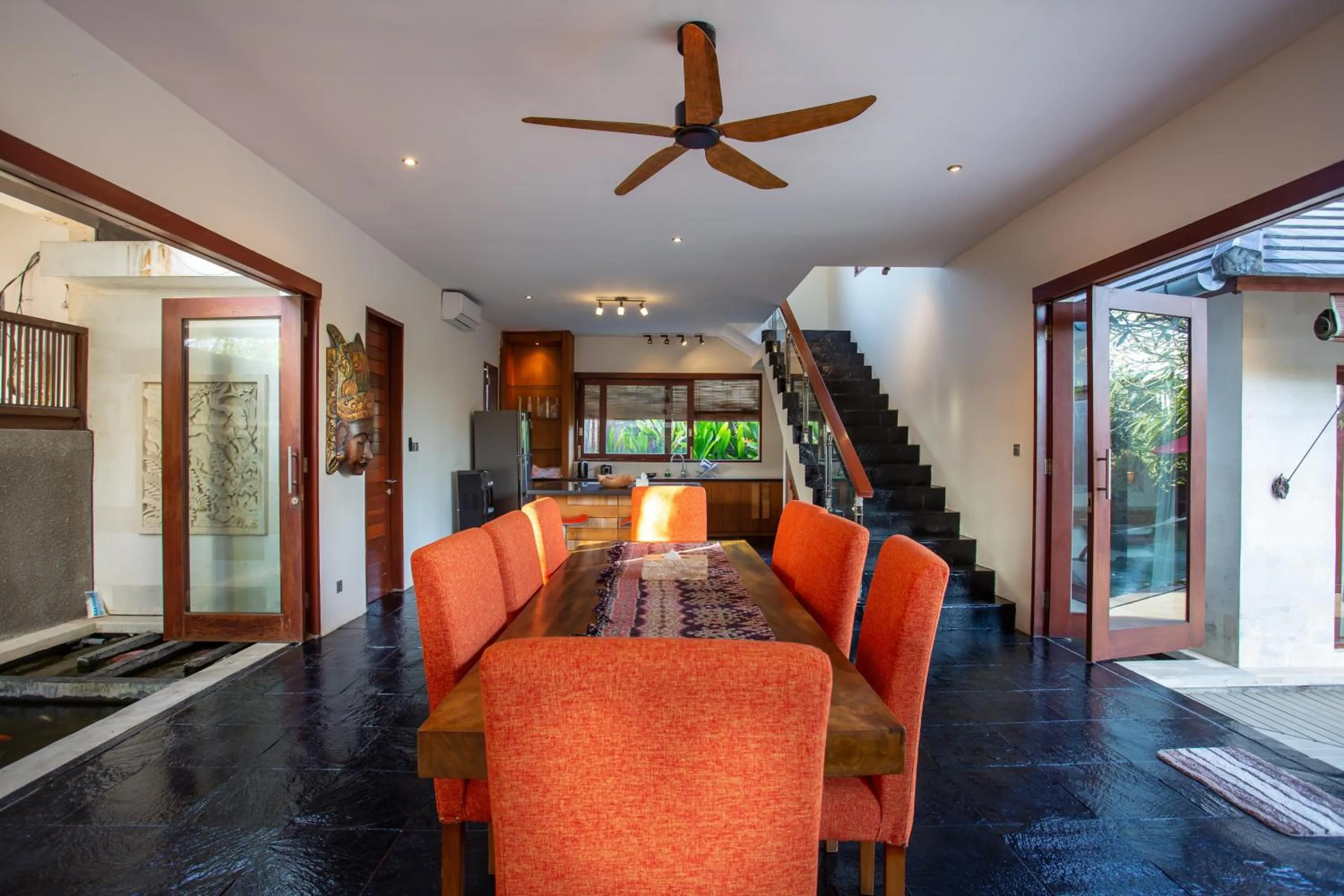 Dining area in Enchanting Canggu Villa